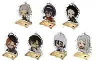 7-type set "Acrylic Key Holder Collection Vivimus with BUNGO STRAY DOGS Stand"