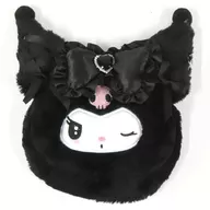 Kuromi (Dressed Angel Series) Diecut Fur Pouch (Face Pouch) "Sanrio Character Connectors x Don Quijote"