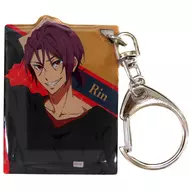 Rin Matsuoka "Theatrical Free! -the Final Stroke - ×SWEETS PARADISE Trading Metal Keyholder"