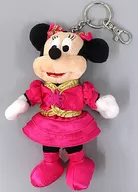 Minnie Mouse (Pink) Plush toy Keychain "Disney" Hong Kong Disneyland Limited