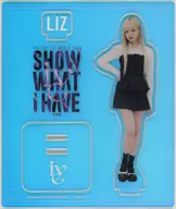 Liz Acrylic Stand "IVE THE 1st WORLD TOUR' SHOW WHAT I HAVE' IN JAPAN"