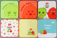 6-Type Set Full Color Towel "Hiko KUJI Gachapin mook ~ 50th Anniversary KUJI ~" H Prize