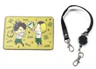 Otokoma High School Chibi Character 1-pocket pass case "Haikyu! TO THE TOP Uno The Birthday Party in Tokyu Hands ~ To Seishi-no-Kiyoko ~"