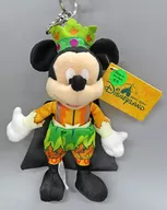 [Damaged Goods] Mickey Mouse Plush toy Keychain "Disney Halloween 2016" limited to Hong Kong Disneyland