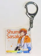 Hidenari Sasaki (Illustration ver.) acrylic key holder "DMM Scratch! Eiga Sasaki and Miyano - Graduation Book -" D-9 Award