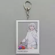 Senna Kusumi Cheki Style Acrylic Key Holder (Sports Festival) "Virtual YouTuber Buisupo! Cultural Sports Festival × Geki Law"