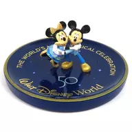 Mickey Mouse & Minnie Mouse Walt Disney World Resort 50th Anniversary Tray Limited to "Disney" Disney Store