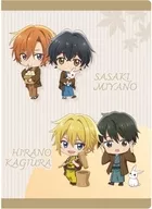 01. Otsukimi ver. Collective Design (Mini Character illustration) Premium Postcard Holder "Sasaki and Miyano"