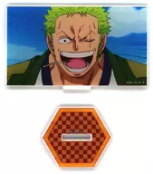 "ONE PIECE TRADING SCENE : Acrílico Stand First Edition" por Laronore Zoro (boca aberta)