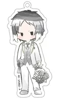 Ryunosuke Akutagawa "BUNGO STRAY DOGS Retro Cute Acrylic Key Holder Flower Ver."