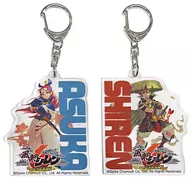 [Single Item] Silene & Asuka original acrylic key holder (2 types) "Switch Soft Mystery Dungeon Furai no Shiren 6 Toguro Island Expedition, Famitsu DX Pack 3D Crystal Set" included special bonus