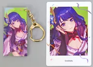 Raiden Shōgun 2nd Anniversary Acrylic Key Holder & Cheki Style Card Set "Genshin" Limited to China