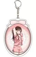 13.水原千鶴(へそチラver.) 描き下ろしイラスト デカアクリルキーホルダー 「彼女、お借りします」