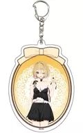 14.七海麻美(へそチラver.) 描き下ろしイラスト デカアクリルキーホルダー 「彼女、お借りします」