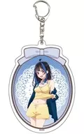 17.八重森みに(へそチラver.) 描き下ろしイラスト デカアクリルキーホルダー 「彼女、お借りします」