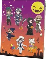 01. Halloween ver. A (Graph Art Illustration) Canvas art "Bunka to Alchemist"