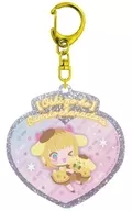 MEM Cho & Pom Pom Purin Acrylic Key Holder "Suki no Ko x Sanrio Character Cters"