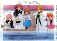 Assembly (Mini Character) Acrylic Diorama Parts Set with Handwritten Illustration - Waterproof Jacket! - "Eiga The Quintessential Quintuplets" Animega limited goods