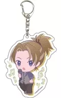 Yui 猫屋敷 "A opera -aoppella? - Design produzido por Sanrio Acrylic Key Chain 02. Mini Chara-Ilustração"