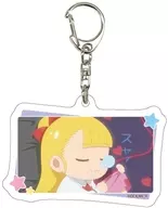B. Naruhito Mujina "Young Woman President R Acrylic Key Holder 01. Scene photograph Illustration"