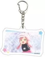 A. Okano RAU "Young Woman President R Acrylic Key Holder 01. Scene photograph Illustration"
