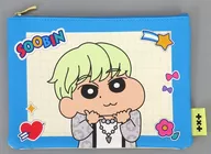 DALsooobin Flat Pouch "TOMORROW X TOGETHER× CRAYON Shinchan"