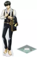 Hijikata Toushirou Painted Acrylic Stand (Large) In the morning I am sleepy but get ready Ver. "GINTAMA."