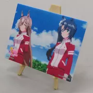Mini Plate with Satno Diamond & Satno Crown Easel "Ichiban KUJI TV Anime 『 Uma Musume Pretty Derby Season 3 』" H prize