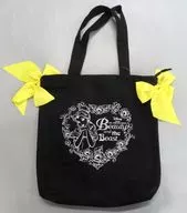 Bell Tote Bag Black "Beauty and the Beast"