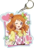 Akari Ozora (Retro Pop Ver.) Slightly Large Acrylic Key Holder "Aikatsu!! 10th Story ~ STARWAY to the Future ~"