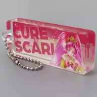 Cure Scarlet "All Precure 20th Anniversary LIVE! Acrylic Block Key Holder 2015 ~ 2017"