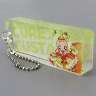 Cure Custard "All Precure 20th Anniversary LIVE! Acrylic Block Key Holder 2015 ~ 2017"