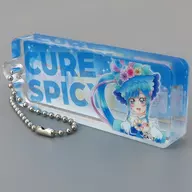 Cure Spicy "All Precure 20 th Anniversary LIVE! Acrílico Block Keyring 2021 ~ 2023"