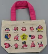 Kirby (Gather / White) mini tote "Hoshi-no Kirby 30th Anniversary x Shimamura"