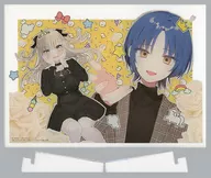 Nana & Tsukasa Mutsuguri Acrylic Plate "Comic Love, Maybe I'll Love You!" Manga King, Premium Bonus