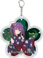 03.蒼葉海月(和ロックver.) 描き下ろしイラスト デカアクリルキーホルダー 「てんぷる」