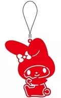 My Melody (red) "Sanrio Character Connector's Silicon Strap"