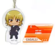 "MOBILE SUIT GUNDAM SEED FREEDOM Trading Mini Character Acrylic Stand Key Holder" by Kagari Yura Asha (uniform) theatrical goods