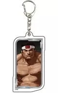 Goro Daimon "THE KING OF FIGHTERS XIII GLOBAL MATCH Acrylic Key Holder 01. BOX1 Official Illustration"