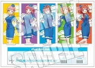 FIVE AIRLINE Acrylic Stand Plate  "Kyaratto KUJI 5th anniversary commemorative TV special anime The Quintessential Quintuplets ~ FIVE Memories ~ vol. 3"