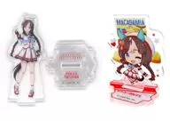 [A la Carte] Set of 2 kinds "Uma Musume Pretty Derby Original Meiji Macadamia Chocolate White Veil with Mini Acrylic Stand" Convenience store limited package