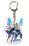 Morpho original acrylic key holder "PS5/Switch Soft GUNVOLT RECORDS Electronic 軌録 Ritsu" Ebiten Purchase benefits