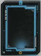 Black x Light Blue Cybertech Acrylic Frame "Character Fuku KUJI ONLINE apicolle #My recommendation is the best gaming" B-1 prize