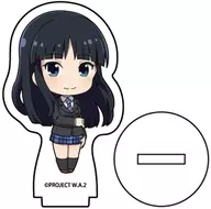 C. Kazusa Fuyuuma "WHITE ALBUM2 Acrylic Petchin Stand 01. Mini Character Illustration"