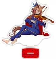 Big Acrylic Plate with Sounds of Earth Stand -Relax Time - "Uma Musume Pretty Derby Season 3 NAMCO Promotion ～ Relax time ～" Namco limited