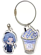 Reibun' Tenkanshinfuku x Kyarabori! BLANC Drink Acrylic Key Holder'