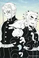 Kyojuro Rengoku & Uni Tengen Design Artboard "Demon Slayer: Kimetsu no Yaiba Gotoge Yoze 晴原 Art Exhibition"