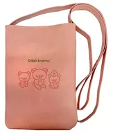 Pink NEW BASIC RILAKKUMA leather style square shoulder bag "Rilakkuma"