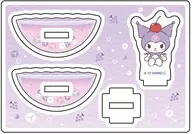 01. Purushawa Drink (official illustration) Yurayura Acrylic Stand "Kuromi"