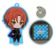 Reo TSUKINAGA (checkmate costume) "Ensemble Stars! Tsuioku Selection Checkmate ×animatecafe Trading Drawing Visual Aurora Acrylic Stand Collection"